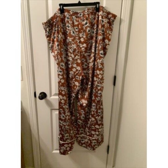 La Ligne x Target Women's Plus Size 4X Floral Print Satin Pants - Picture 13 of 13